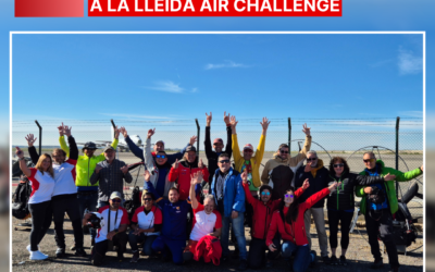 Celebrada la ruta en paramotor a la Lleida Air Challenge